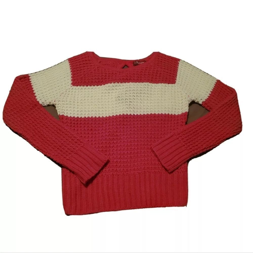 Shampoo NWT  Pink & Cream Knit Girls Sweat…
